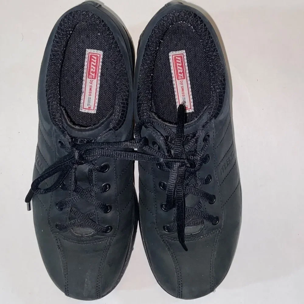 MBT By Swiss Masai Men's Black Lace-Up Sneakers Size 7.5 US